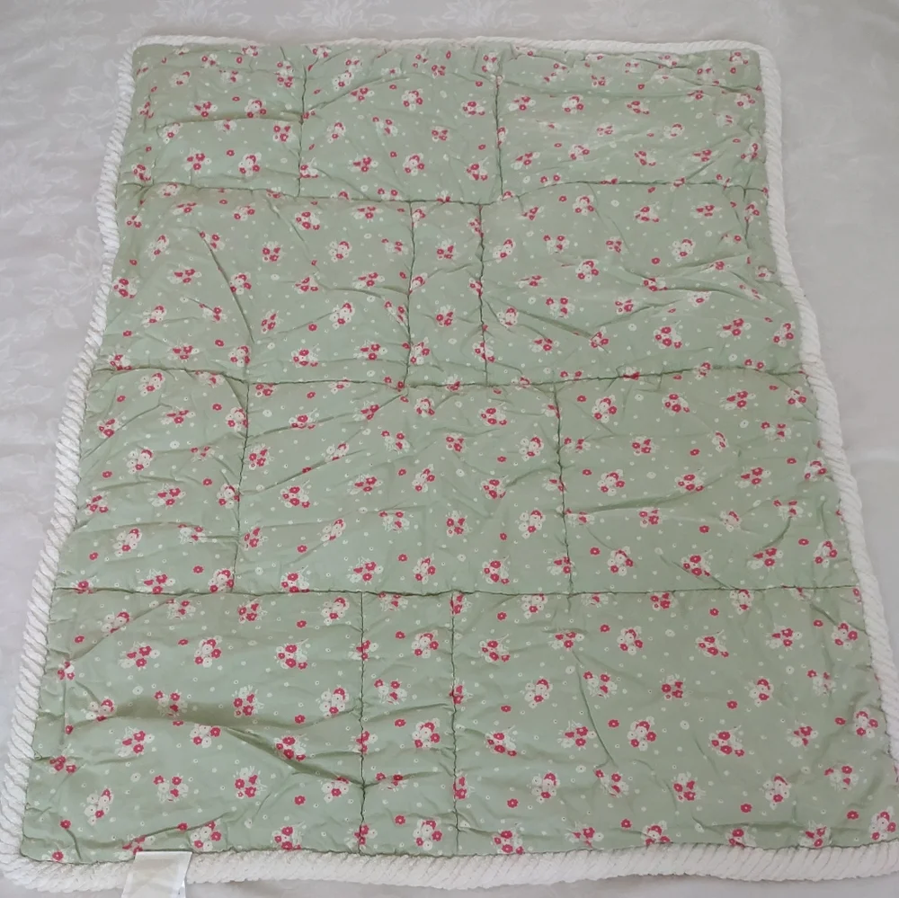 Lambs & Ivy Baby Nursery Quilt Floral Butterflies
